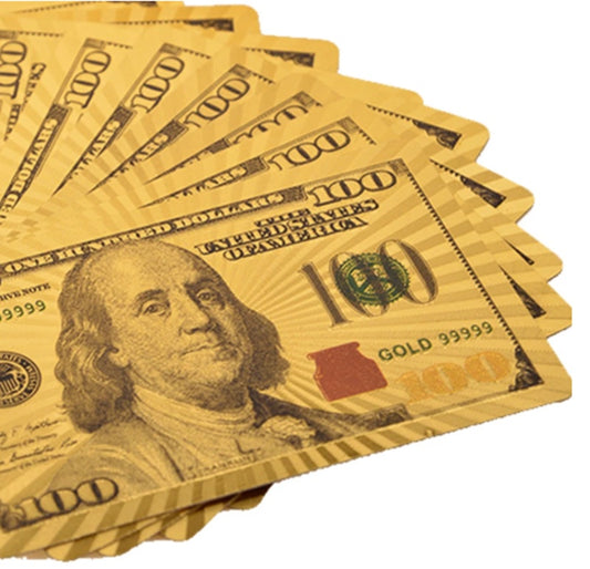 Playing Cards Gold Foil Playing Cards Waterproof