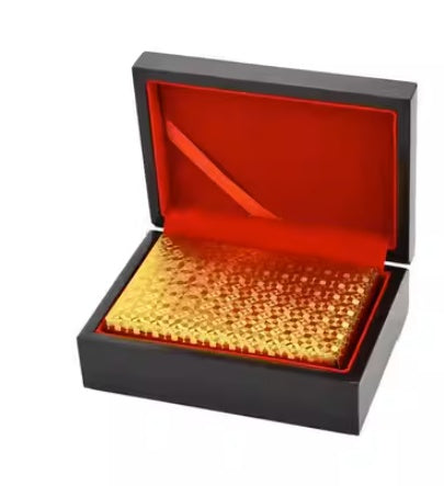 Playing Cards Gold Foil Playing Cards Waterproof