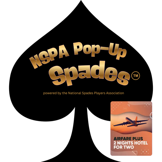 NSPA Pop-Up Spades - Airfare & Hotel Getaway for Two Prize Package